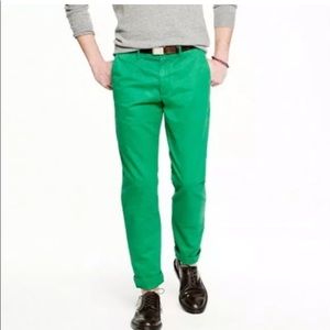 women's kelly green chino pants